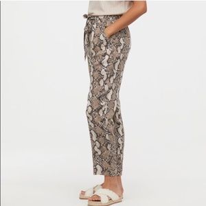 h&m snake pants